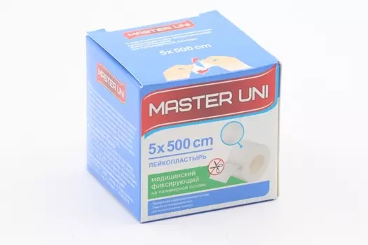 Пластырь Мастер Юни 5х500 см на полимерн основе