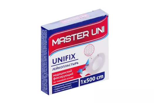 Пластырь Мастер Юни Юнификс ткан осн 1х500 см