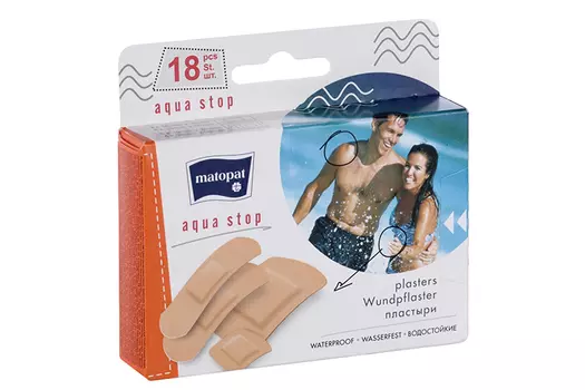 Пластырь Матопат Водостойкие, 18 шт