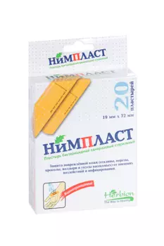Пластырь Нимпласт 19х72 мм, 20 шт