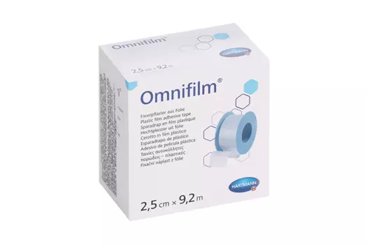 Пластырь Омнифилм нестер фиксир гипоаллерг из прозр пленки 2.5х920 см