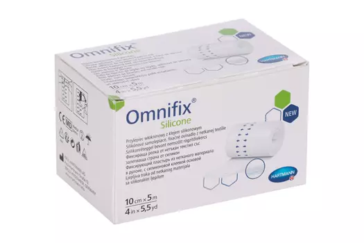 Пластырь Омнификс Силикон фиксирующий в рулоне 10см х5м