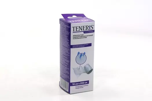 Пластырь Тенерис 2х10 см на неткан основе катушка