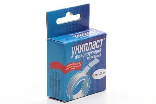 Пластырь Унипласт гипоаллерг фиксир неткан осн 1.25х500 см