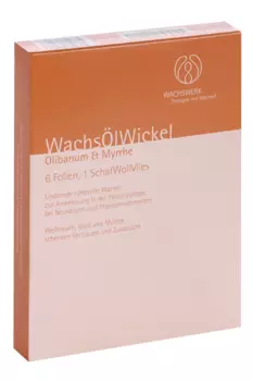 Пластырь Wachswerk с маслом Ладана/Мирры д/аппликации из пчелиного воска/шерст нетк матер, 6 шт