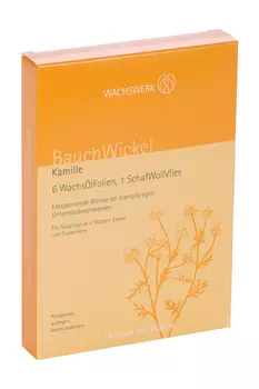 Пластырь Wachswerk с маслом Ромашки д/аппликации из пчелиного воска/шерст неткан материал, 6 шт