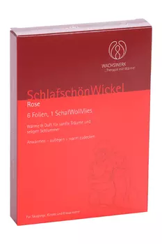 Пластырь Wachswerk с маслом Розы д/аппликации из пчелиного воска/шерст неткан материал, 6 шт