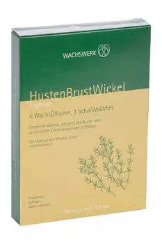 Пластырь Wachswerk с маслом Тимьяна д/аппликации из пчелиного воска/шерст неткан материал, 6 шт