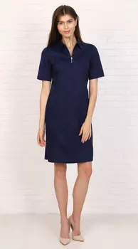 Платье PROLANA медицинское Каприз № У2 р 46 на молнии синий