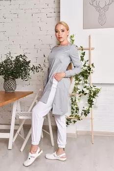 Платье-туника Mariita медицинское серый р 46