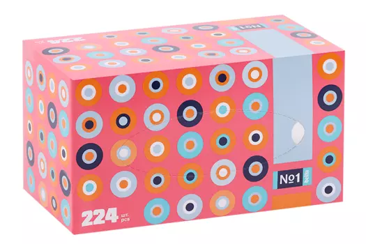 Платки Bella N1 универсальные двухслойные, 224 шт