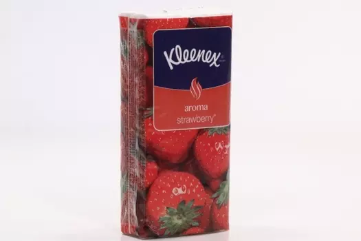 Платки Клинекс носовые клубника, 10 шт