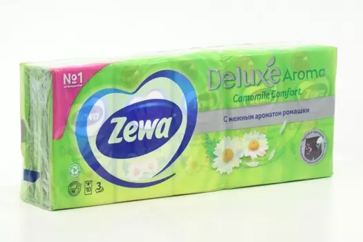 Платки Зева делюкс ромашка №10, 10 шт