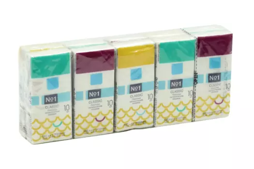 Платочки Бэлла Классик носовые 2-х слойные 10 шт, 10 шт