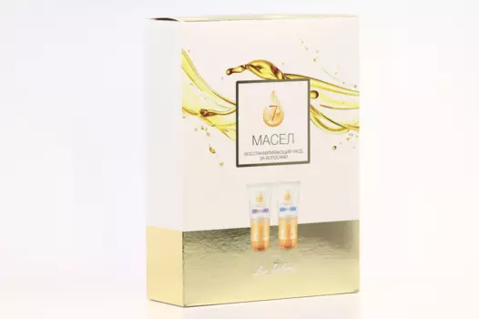 Подарочный набор 7 масел мицеллярный шампунь/бальзам-филлер д/волос