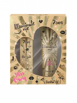 Подарочный набор 7дэйс Иллюминэйт Ми Мисс Крэйзи молочко/скраб