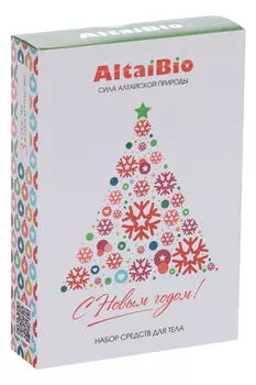 Подарочный набор AltaiBio д/тела сила алтайской природы гель д/душа + крем д/рук + крем д/ног
