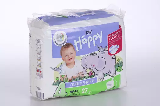 Подгузники Бэлла Хеппи макси (8-18кг), 27 шт
