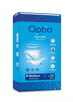 Подгузники д/взрослых Оптио M, 30 шт