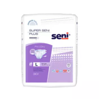 Подгузники д/взрослых Сени супер эйр плюс large, 30 шт