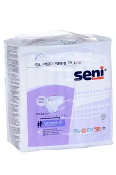 Подгузники д/взрослых Сени супер плюс эйр S, 10 шт