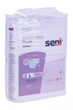 Подгузники д/взрослых Сени супер плюс эйр L, 30 шт