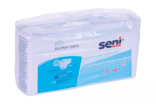 Подгузники д/взрослых Сени супер S, 30 шт