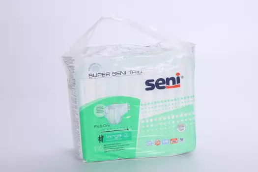 Подгузники д/взрослых Seni SUPER TRIO Large, 10 шт