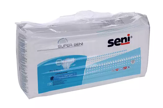 Подгузники д/взрослых Сени супер XL, 30 шт