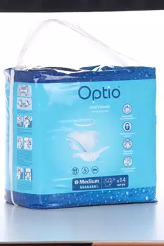 Подгузники д/взрослых страдающих недержанием Оптио M, 14 шт