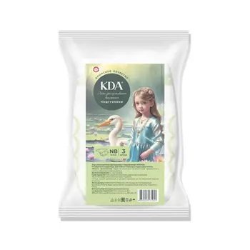 Подгузники детские КДА Кидс NB (0-5 кг), 3 шт