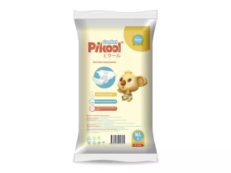 Подгузники детские Пикул Комфорт M/L (8-16кг), 3 шт