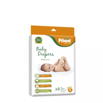 Подгузники детские Пикул Премиум NB (0-5 кг), 3 шт