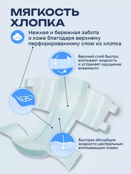 Подгузники для взрослых с маркировкой "EasyLife" серии "Adult Diaper" Размер S (18 шт)