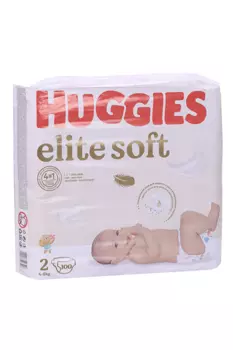 Подгузники Хаггис Элит Софт 2 (4-6 кг), 100 шт