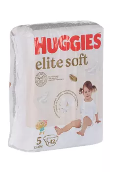 Подгузники Хаггис Элит Софт 5 (12-22 кг), 42 шт