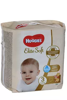 Подгузники Хаггис Элит Софт (5-9 кг), 21 шт