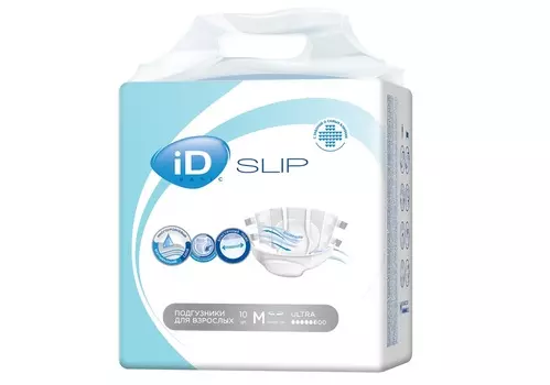 Подгузники ID slip Basic д/взрослых L ultra, 10 шт