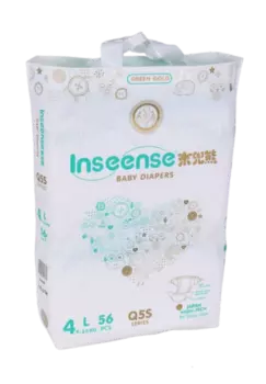 Подгузники Inseense Q5S L (9-14кг), 56 шт