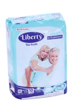 Подгузники Liberty Eco д/взрослых XL (120-170 см), 10 шт
