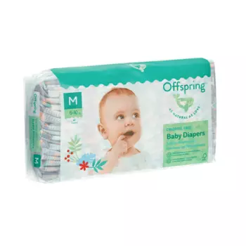 Подгузники Offspring M (6-10 кг), 42 шт, Космос