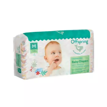 Подгузники Offspring M (6-10 кг), 42 шт, Ананасы