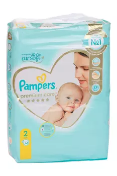 Подгузники Памперс Премиум Кеа Airsoft 2 (4-8кг), 66 шт