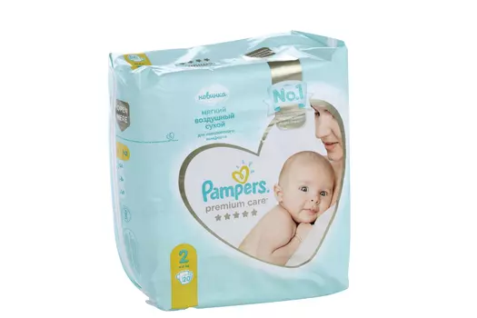 Подгузники Памперс Премиум Кеа мини (4-8кг), 20 шт
