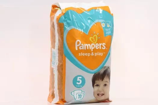 Подгузники Памперс Слип энд плэй юниор (11-16кг), 11 шт