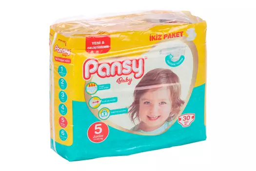 Подгузники Pansy baby twin Junior (11-25 кг), 30 шт