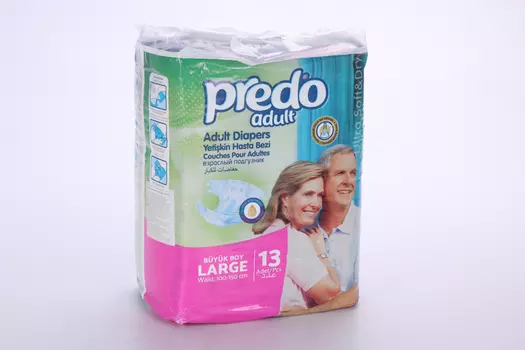 Подгузники PREDO д/взрослых р L, 13 шт
