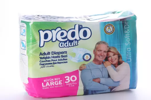 Подгузники PREDO д/взрослых р L, 30 шт