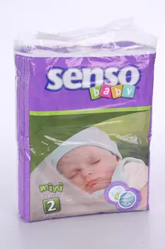 Подгузники Senso baby Mini крем-бальз (3-6 кг), 52 шт