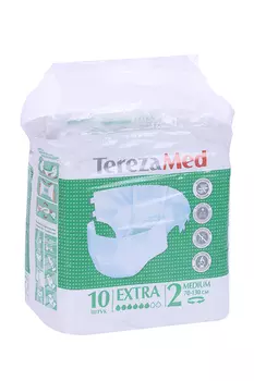 Подгузники TerezaMed Extra Medium д/взрослых р 2, 10 шт